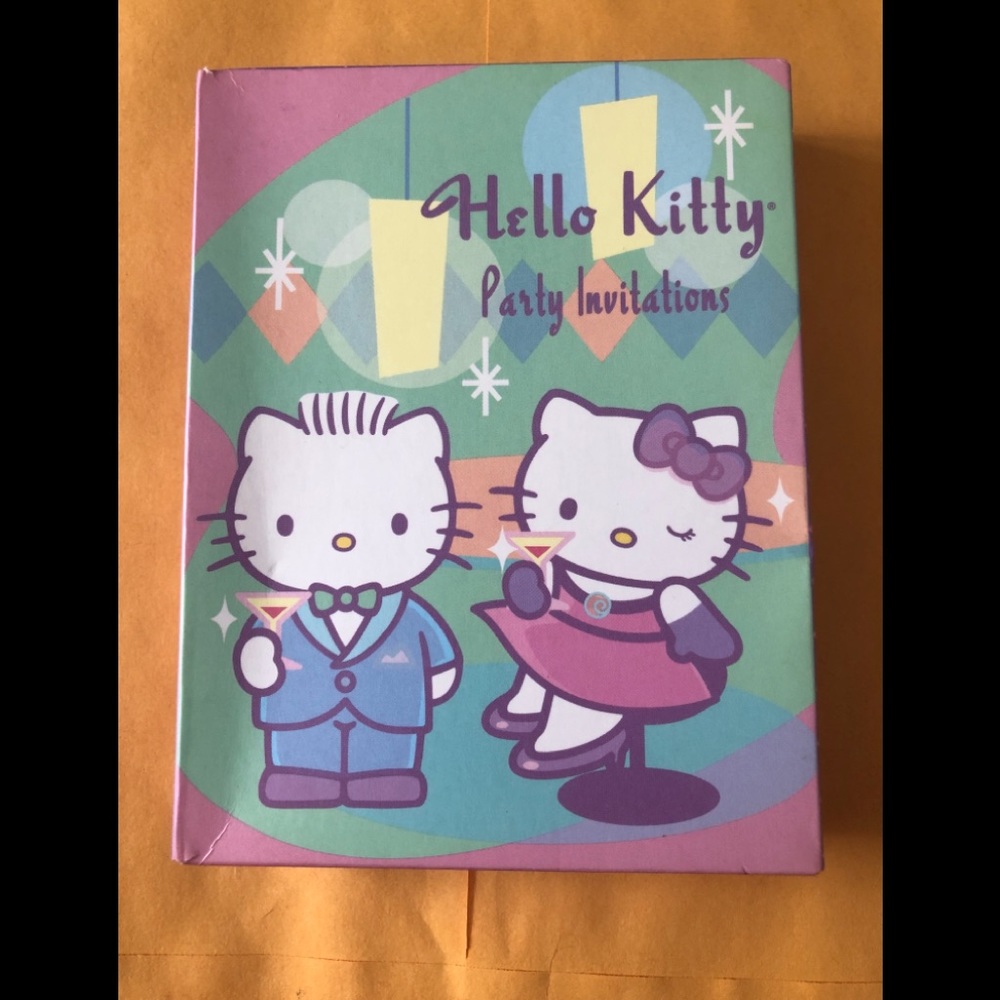 Hello Kitty Party Invitations Vintage